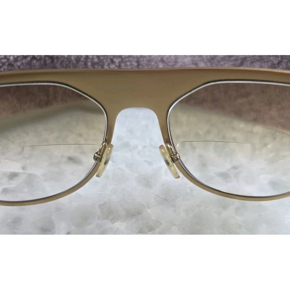 Authentic SEE Eyewear Model 2564 MatteGold Titanium GlassesSunglass Frames ITALY